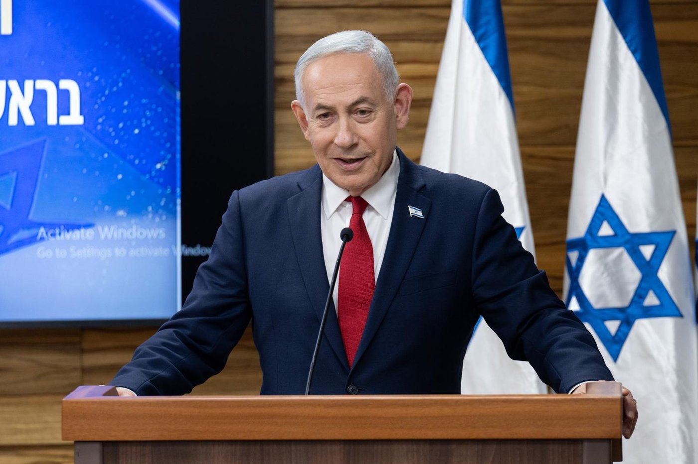 ראש הממשלה בנימין נתניהו בטקס