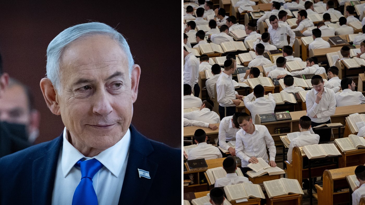 מימין: עולם התורה, משמאל: נתניהו