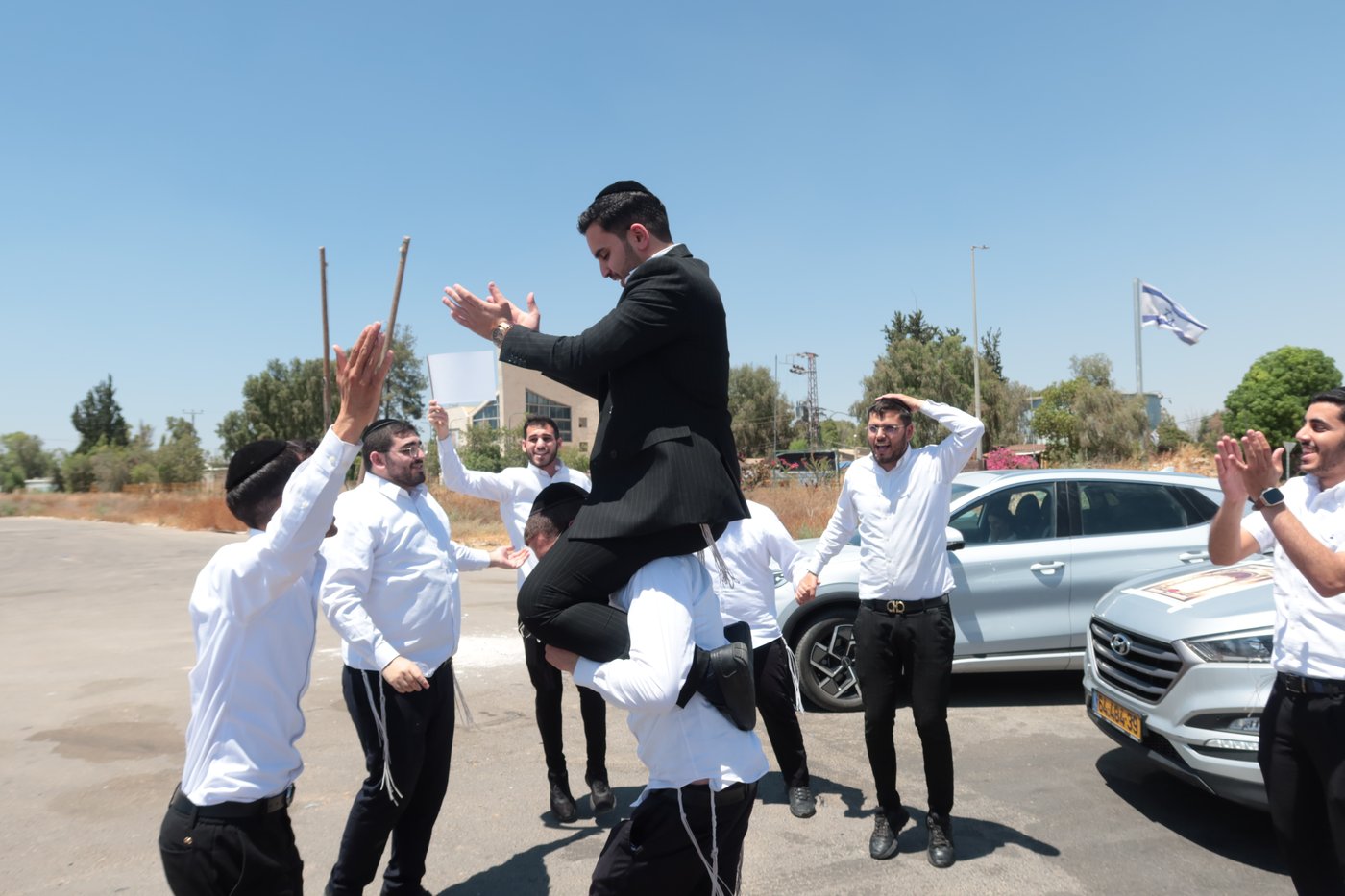 קבלת פנים לאסיר צוריאל צדוק 