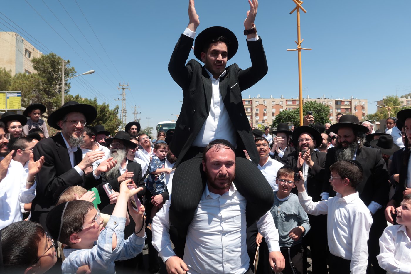 קבלת פנים לאסיר צוריאל צדוק 