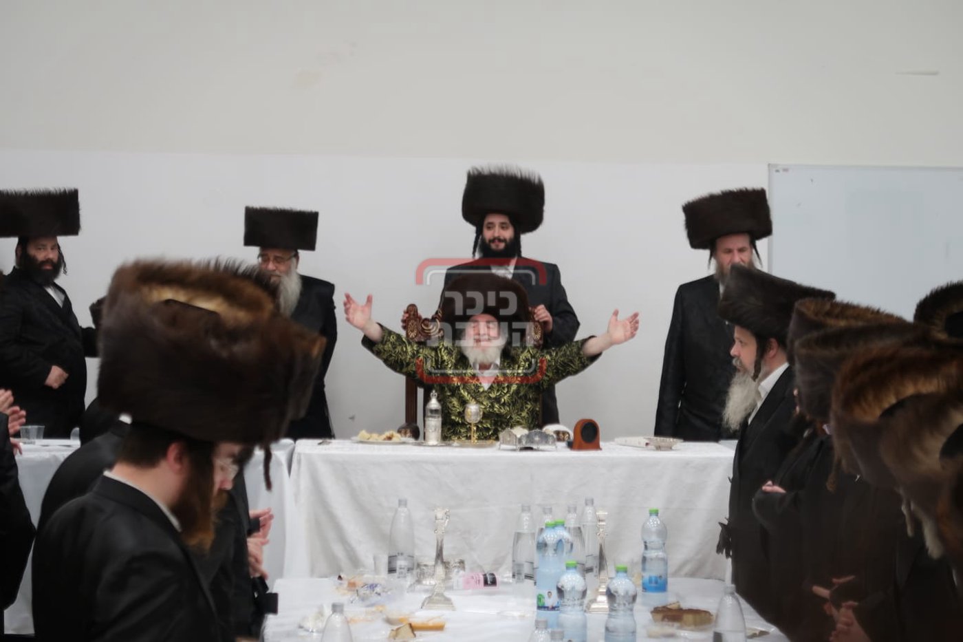 שמחת הפארשפיל לרגל נישואי נכדת האדמו"ר מויז'ניץ 