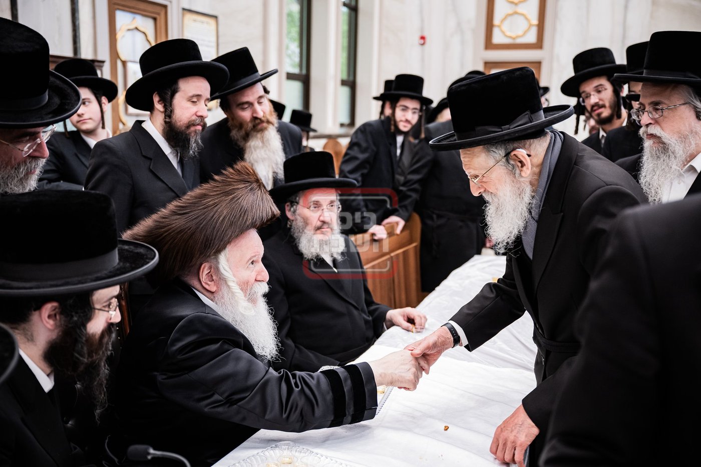 האדמו"ר מבאבוב בטיש פסח שני במונסי