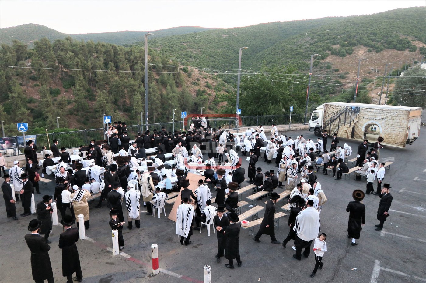 האדמו"ר מלעלוב שבת בהעלותך במירון