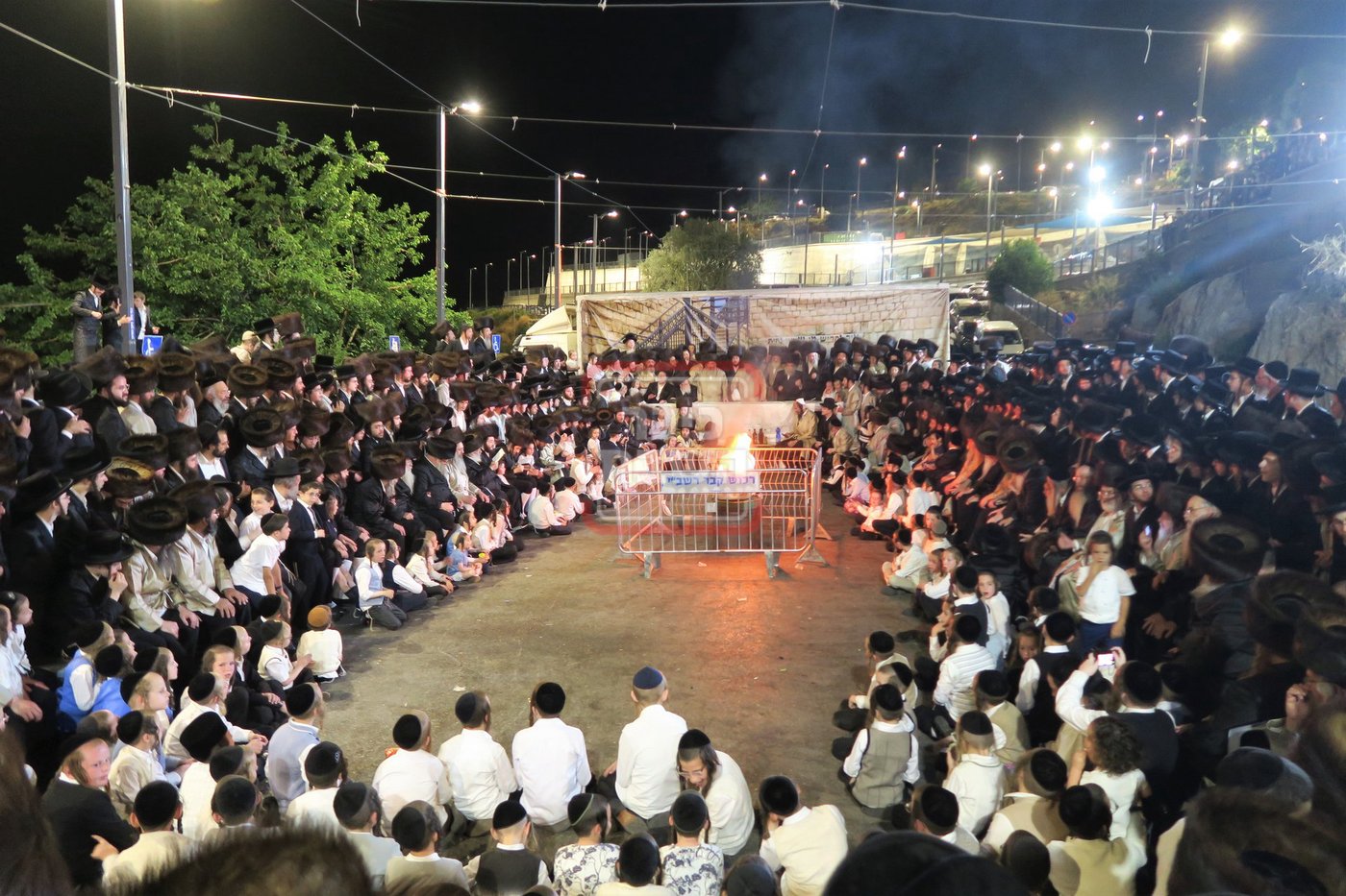 האדמו"ר מלעלוב שבת בהעלותך במירון