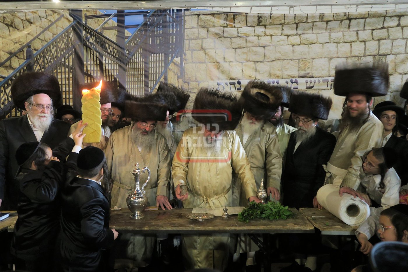 האדמו"ר מלעלוב שבת בהעלותך במירון