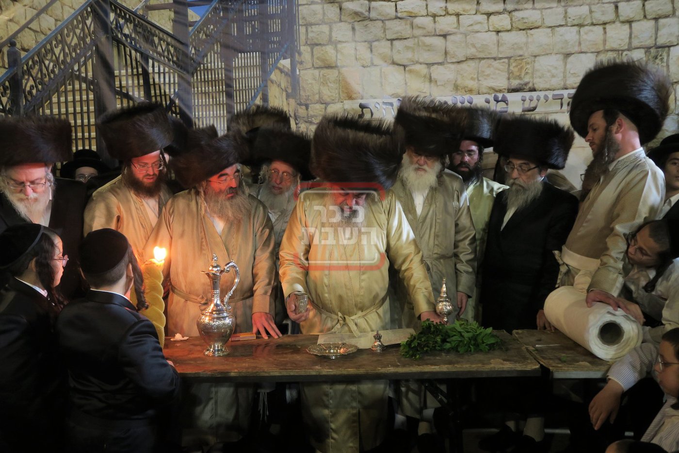 האדמו"ר מלעלוב שבת בהעלותך במירון