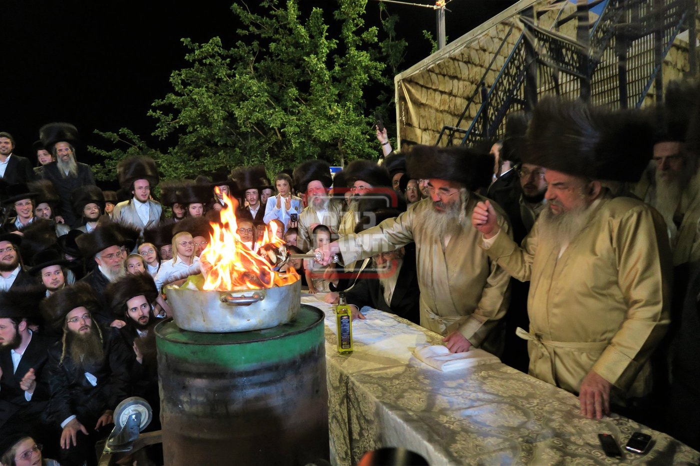 האדמו"ר מלעלוב שבת בהעלותך במירון