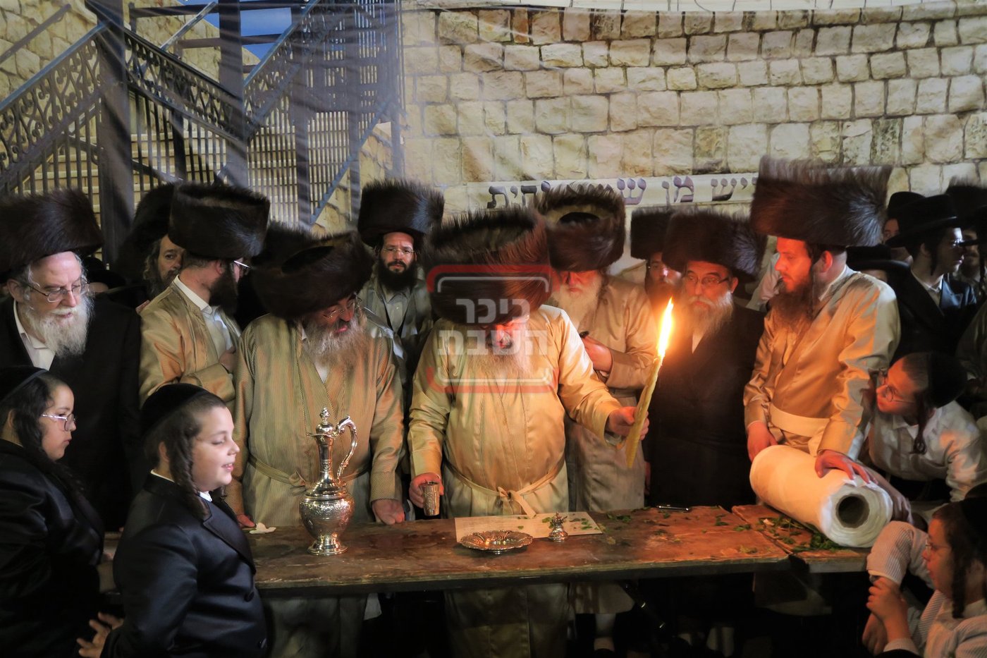 האדמו"ר מלעלוב שבת בהעלותך במירון