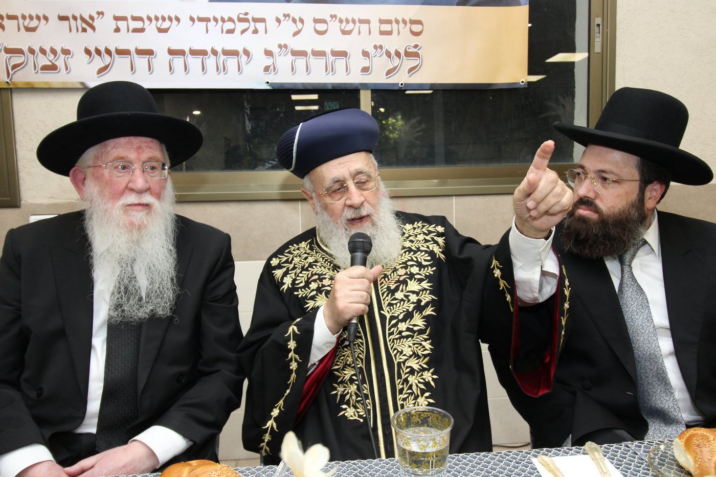 הראשל"צ הגאון רבי יצחק יוסף בביקור בישיבת "אור ישראל"