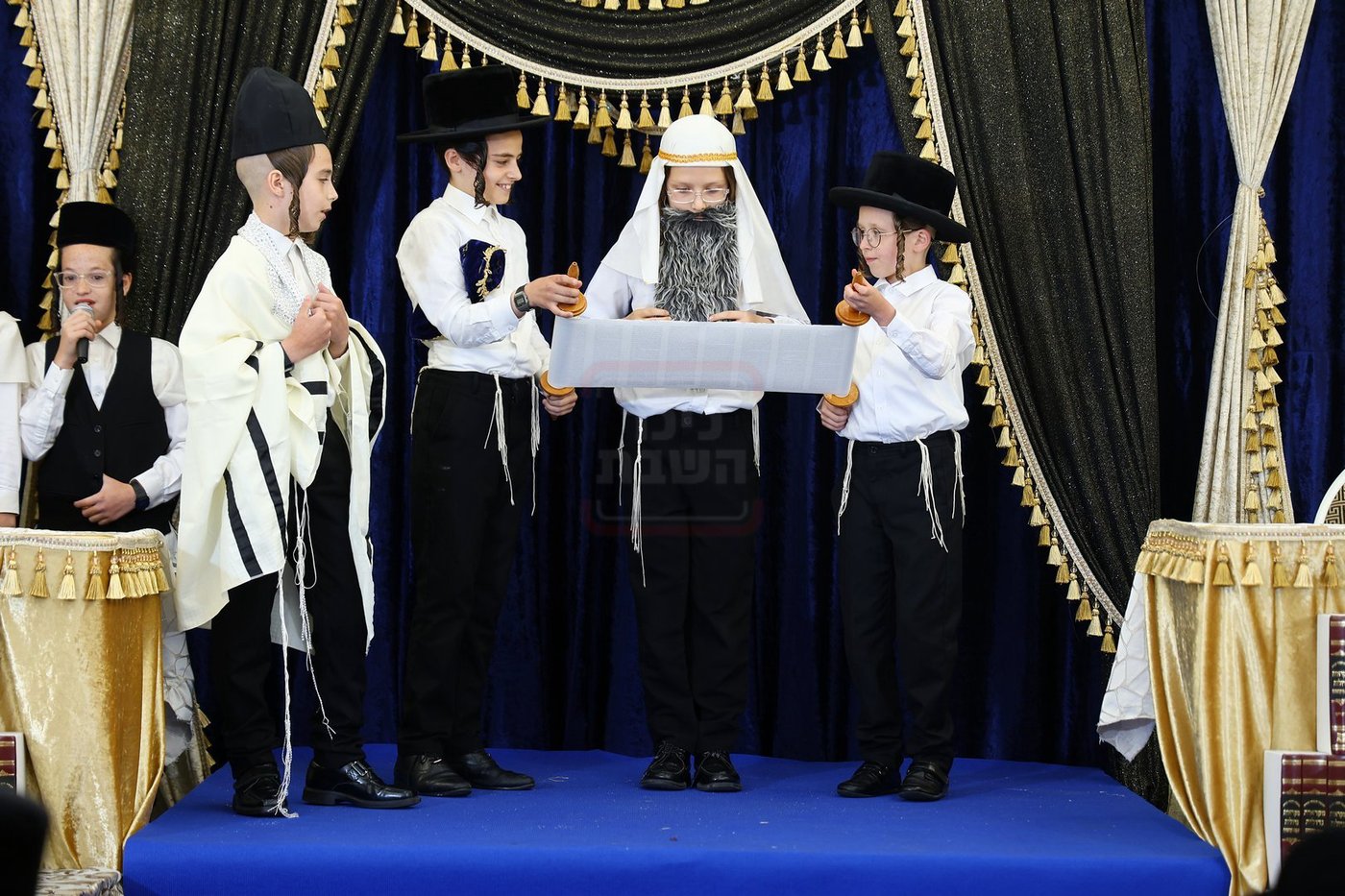 מעמד 'ברינה יקצורו' בת"ת סערט ויז'ניץ בחיפה