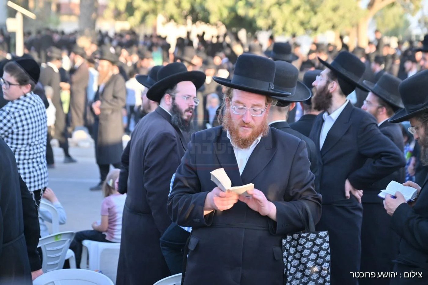 צבי ליטמן בתפילה
