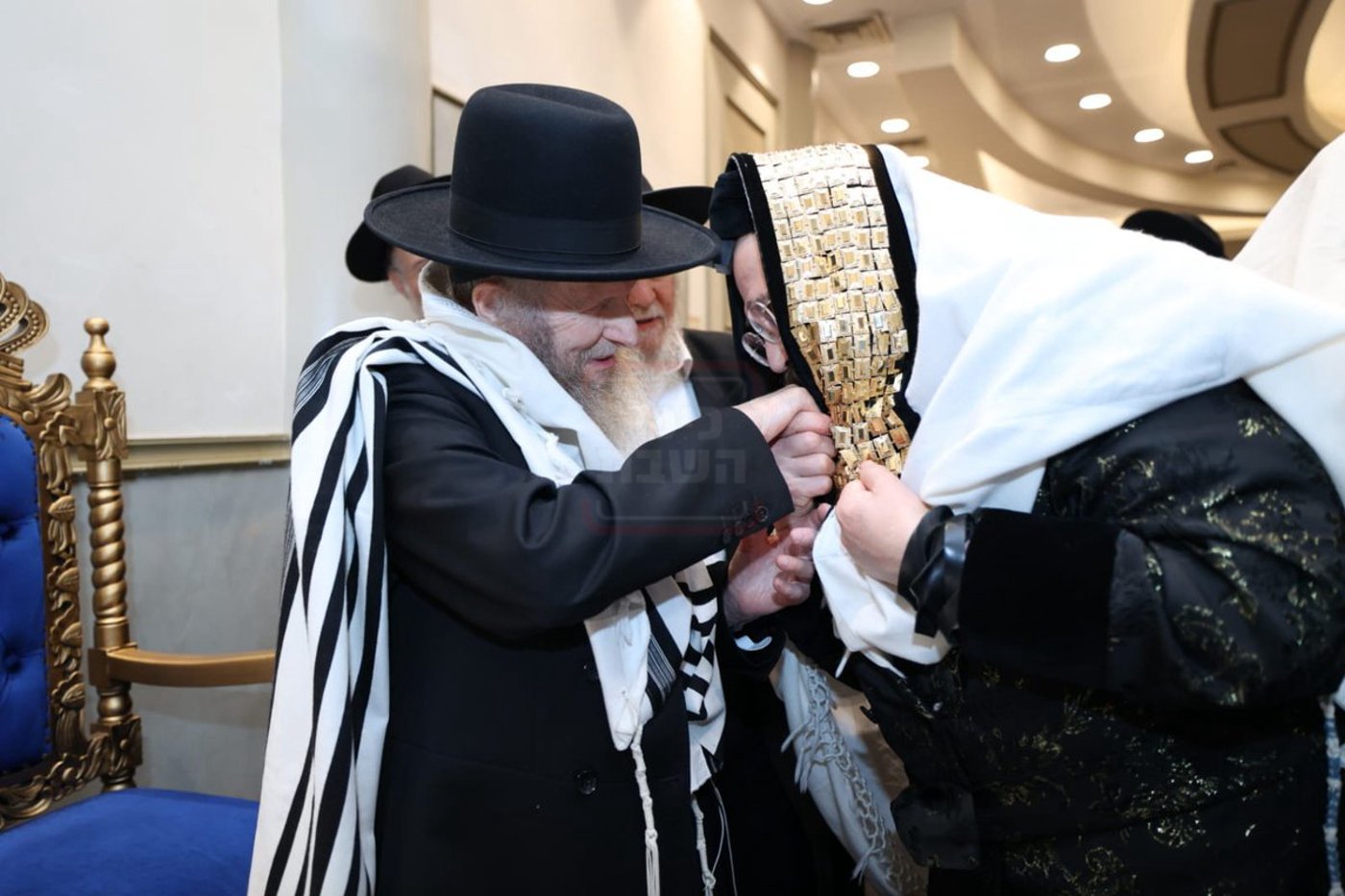 הרה"צ רבי שלמה בוסו עם הגה"צ רבי דן סגל