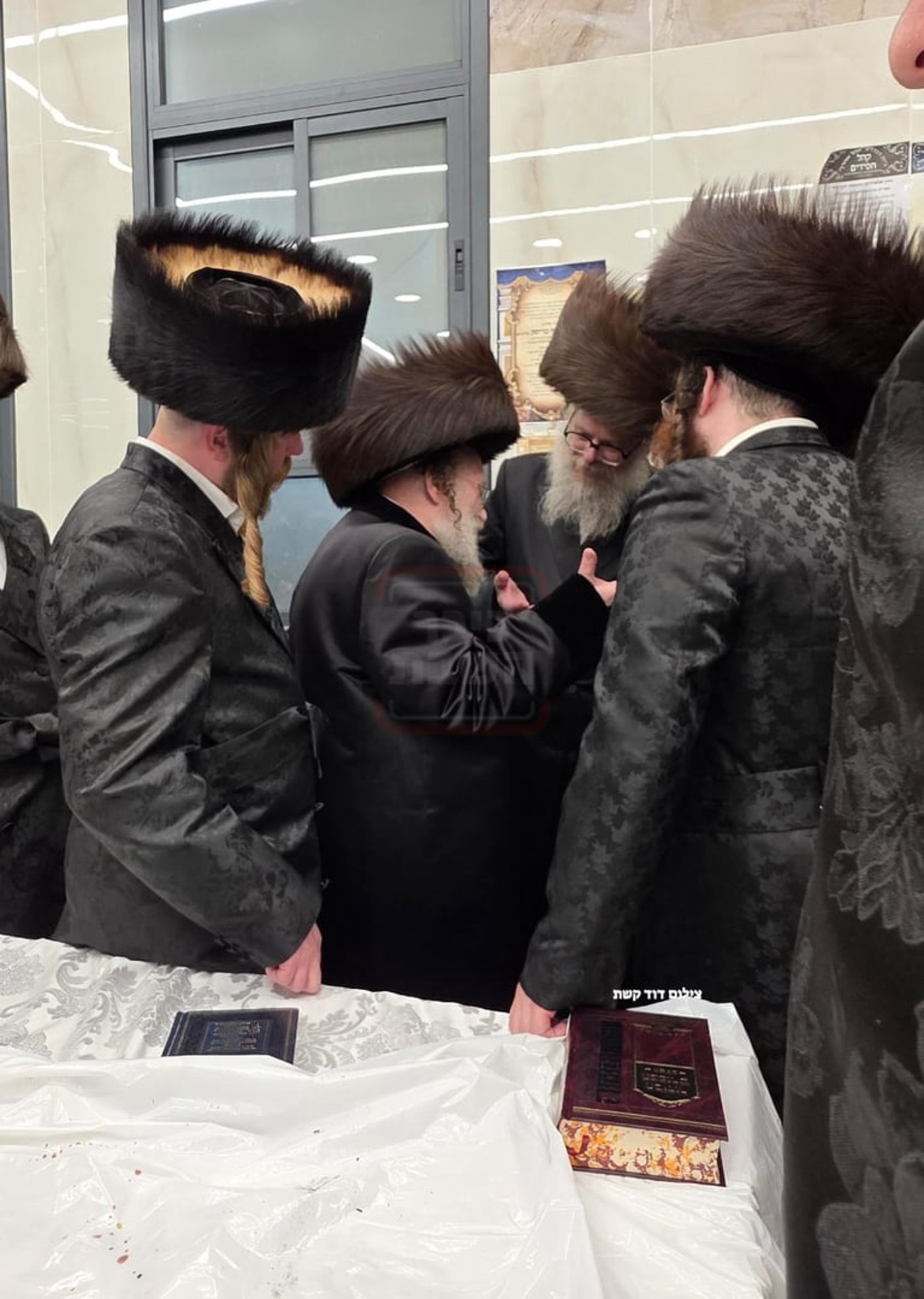 הרבי מנדבורנה באניא בשיחה עם בריסק
