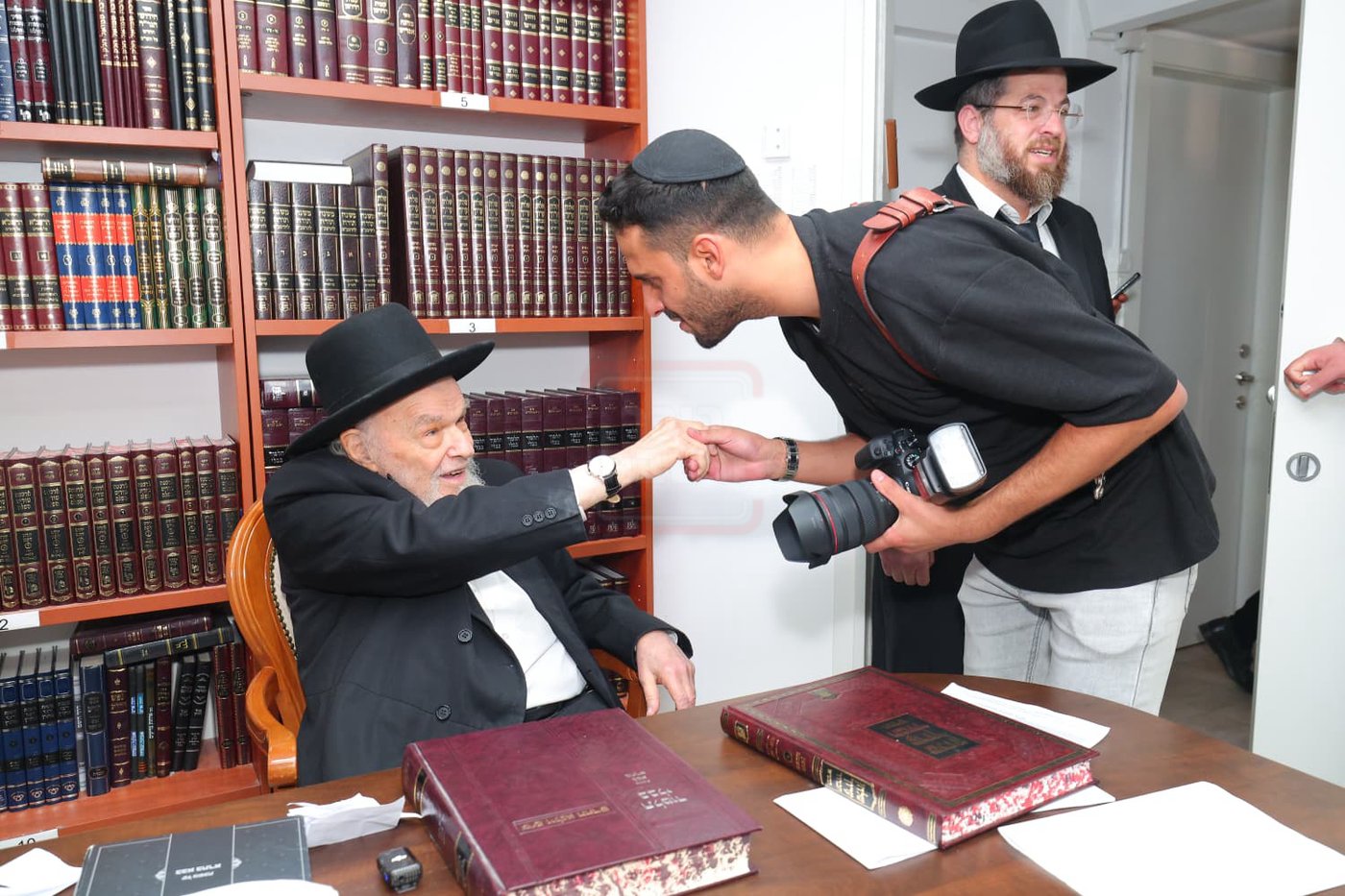 ראובן סגרון עם הגרמ"ה הירש