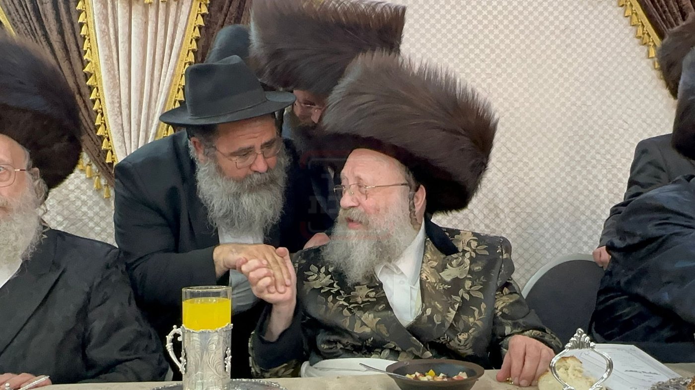 הרב הורוביץ עם נדבורנה באניא