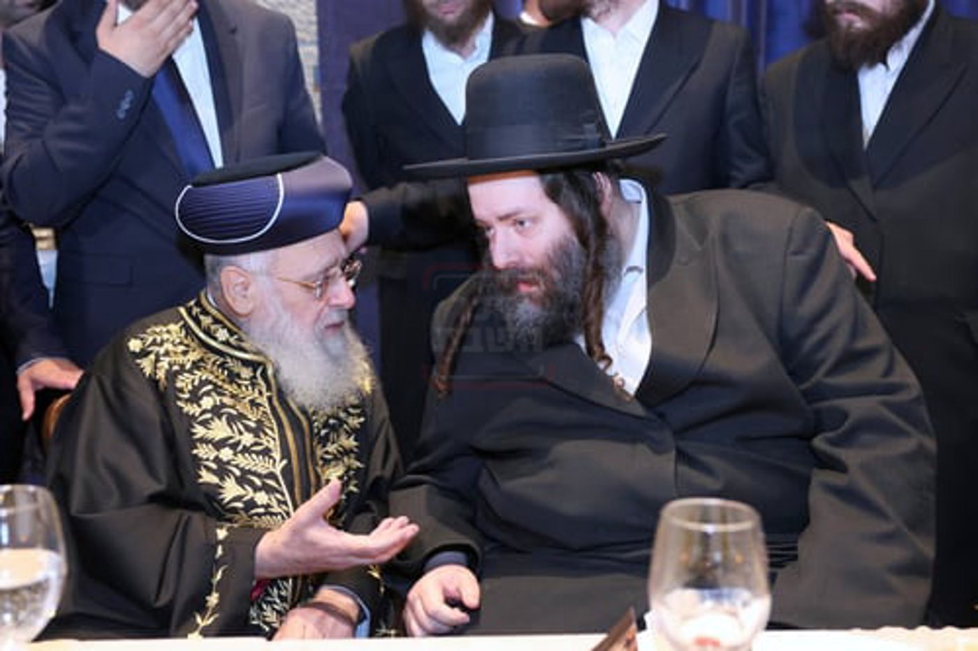 רבי דוד אלתר עם הראשל"צ הגר"י יוסף