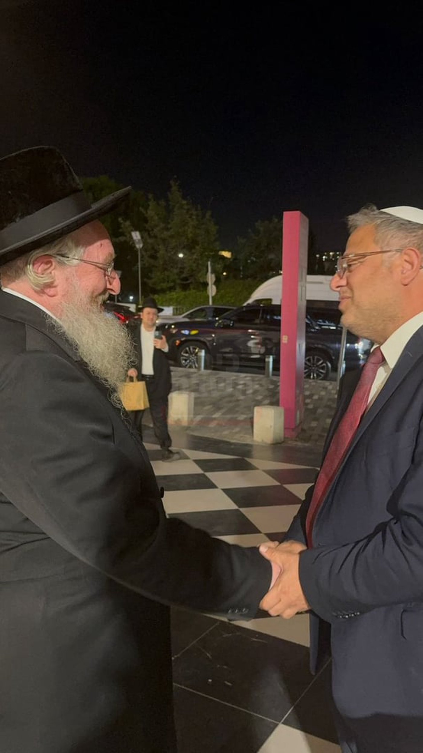 בן גביר עם האדמו"ר מקרלין סטולין