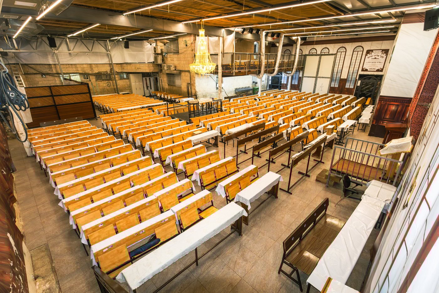 ביהמ"ד פינסק קרלין מוכן לראש השנה