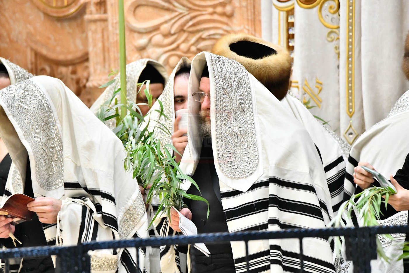 הושענא רבה בחצה"ק ויז'ניץ