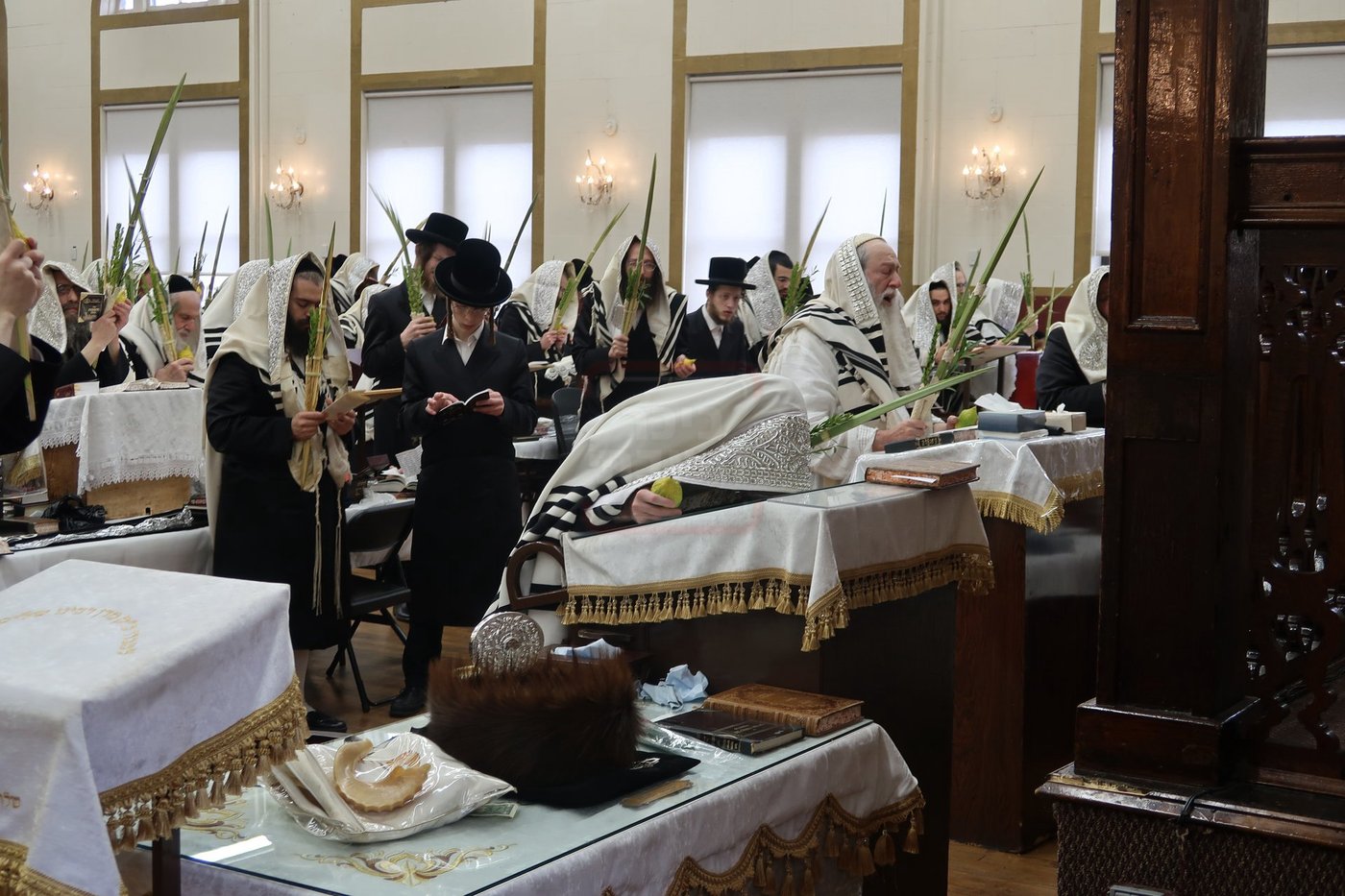 חג הסוכות ושמחת תורה בחצה"ק צאנז זוועהיל