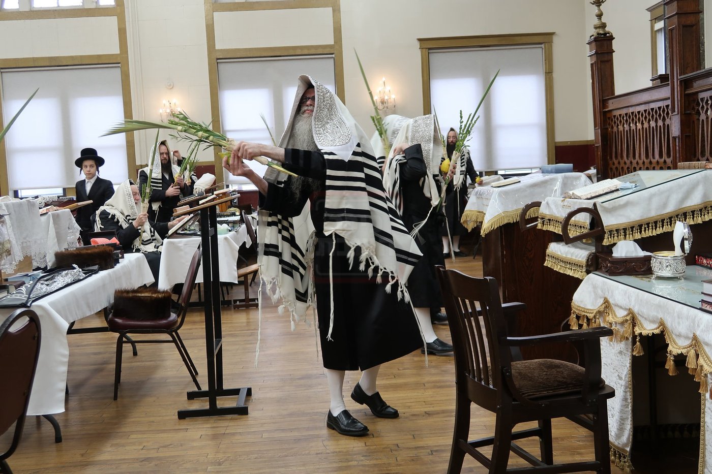 חג הסוכות ושמחת תורה בחצה"ק צאנז זוועהיל