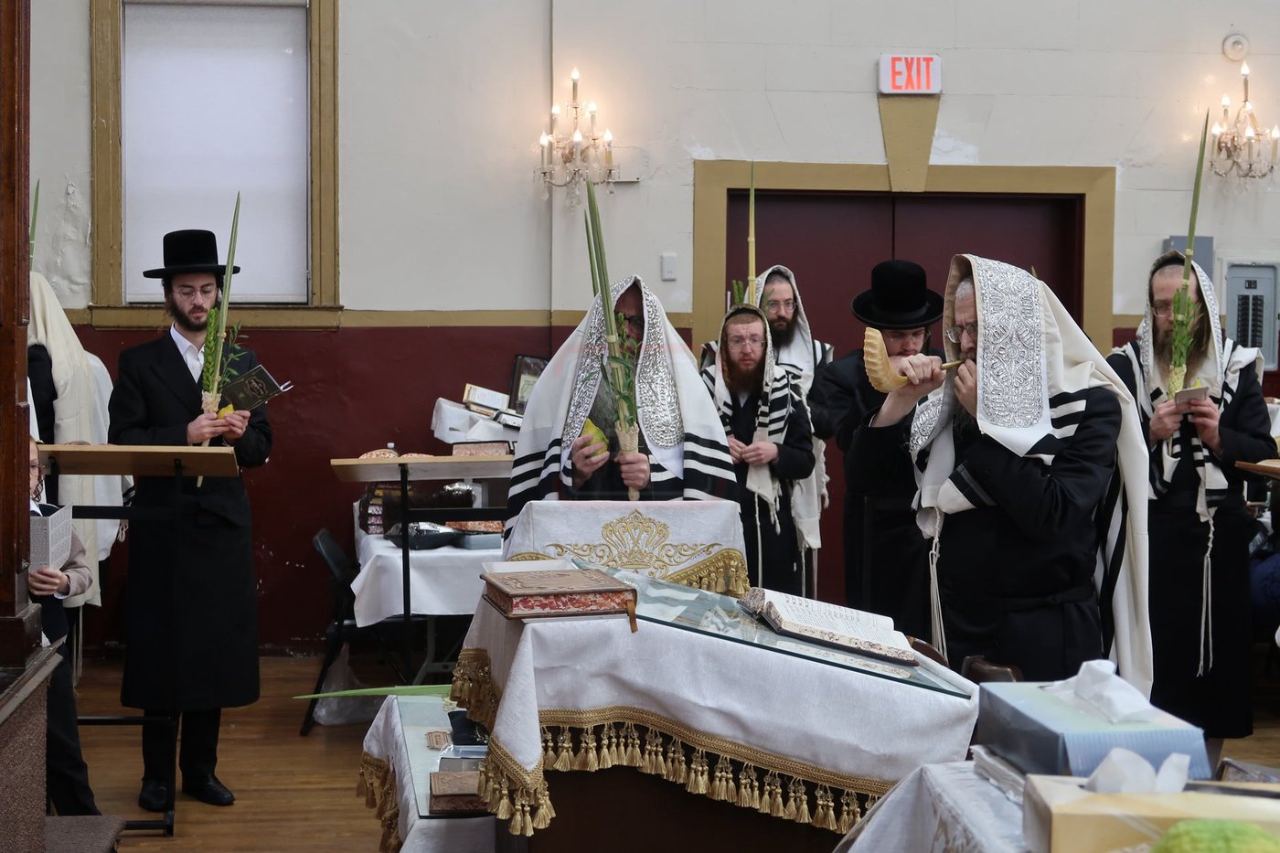 חג הסוכות ושמחת תורה בחצה"ק צאנז זוועהיל