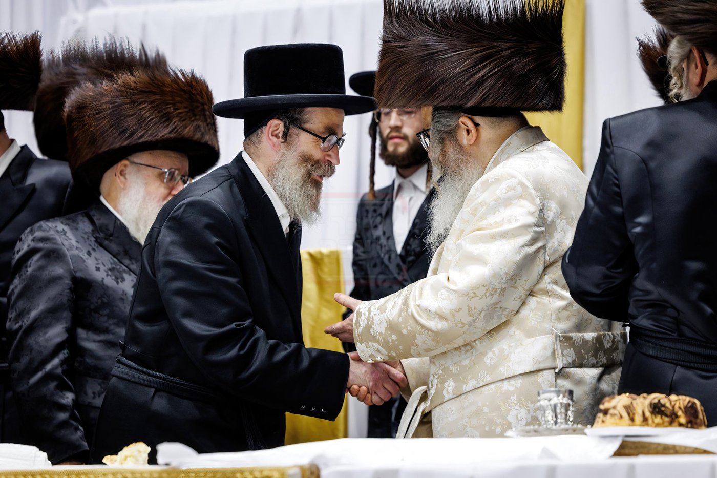 האדמו"ר מרחמסטריווקא ווילאמסבורג בשמחת בית סאטמר