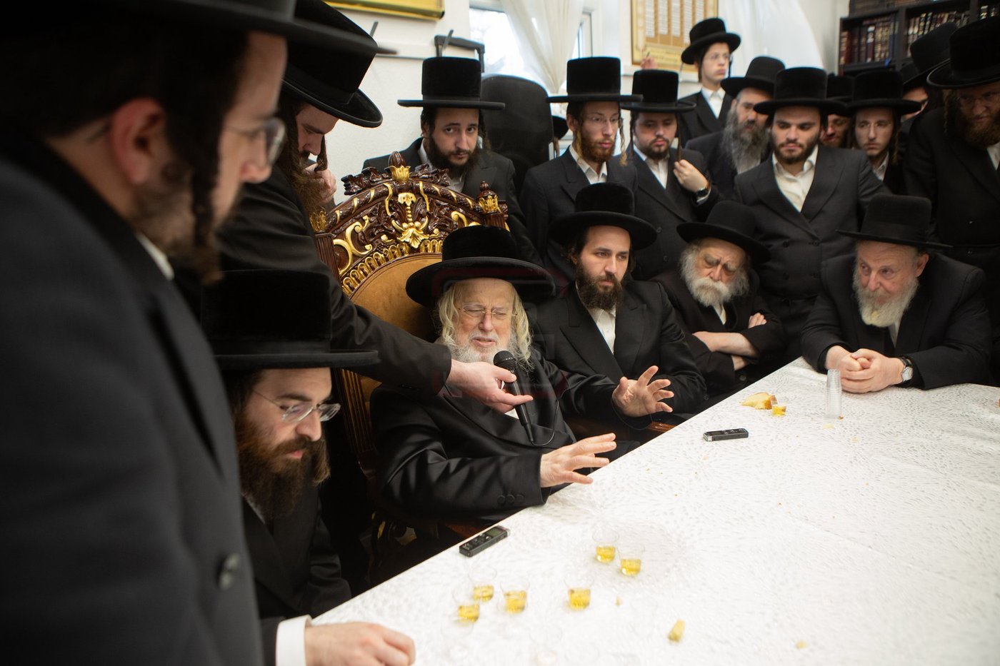 האדמו"ר ממונקאטש בביקור בלונדון
