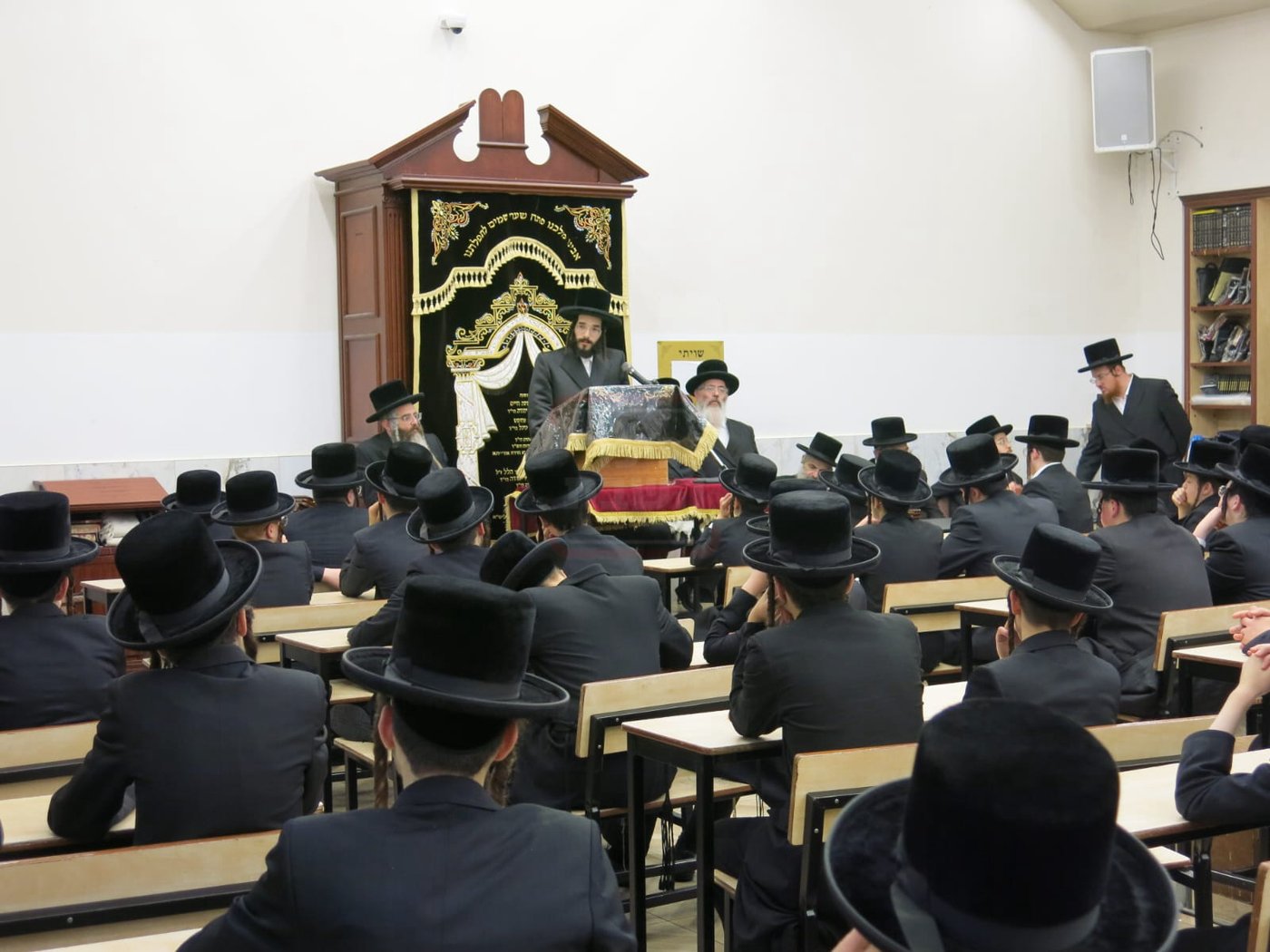 הרה"ג ר' חיים מאיר רוקח בביקור באנטווערפן