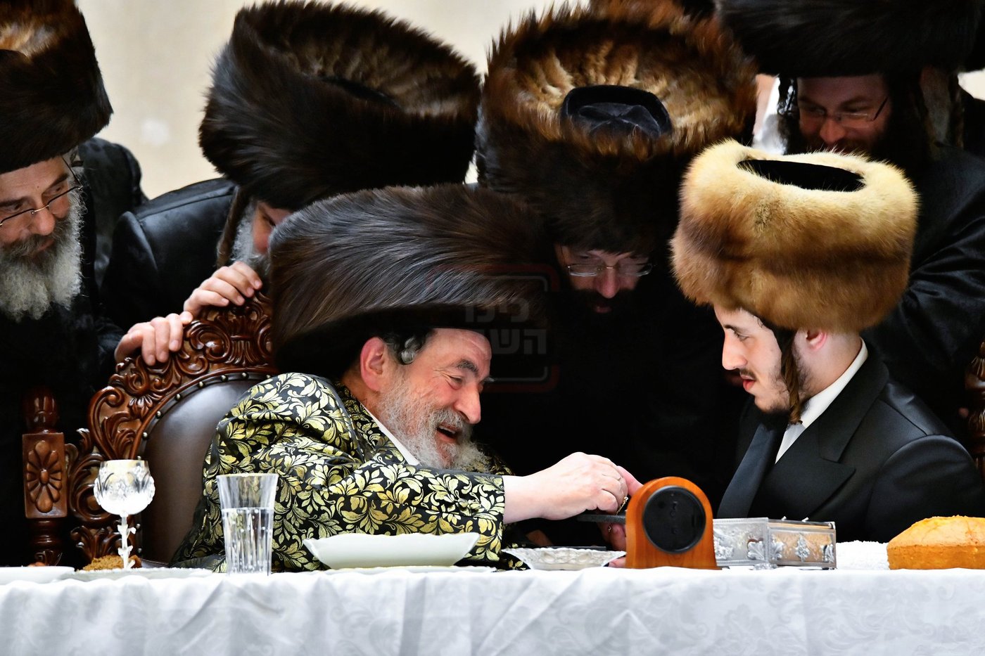 שמחת אירוסי נכד האדמו"ר מויז'ניץ