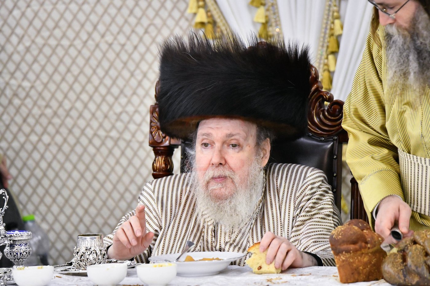 האדמו"ר מלעלוב ארה"ב בשב"ק בבני ברק