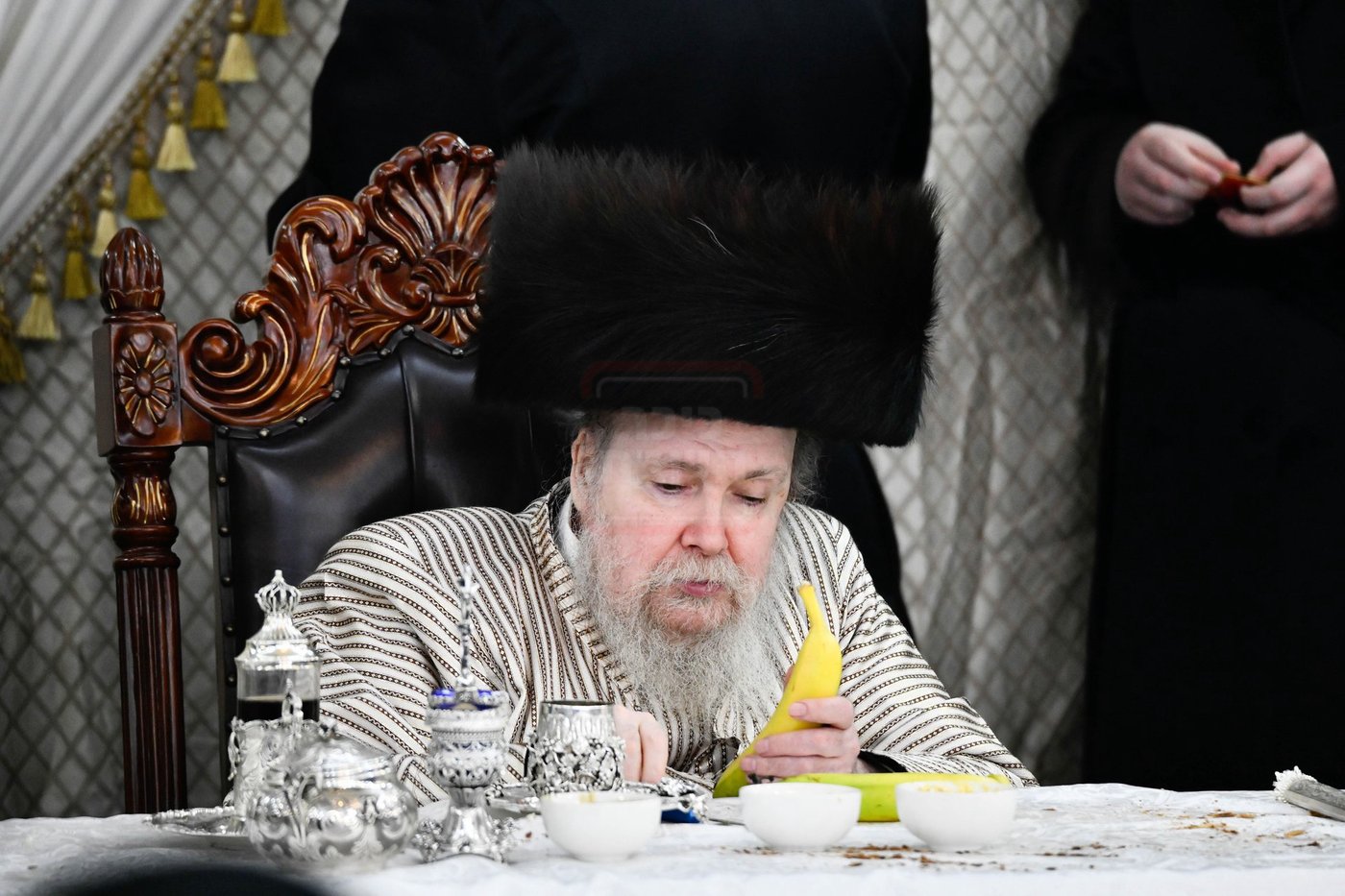 האדמו"ר מלעלוב ארה"ב בשב"ק בבני ברק