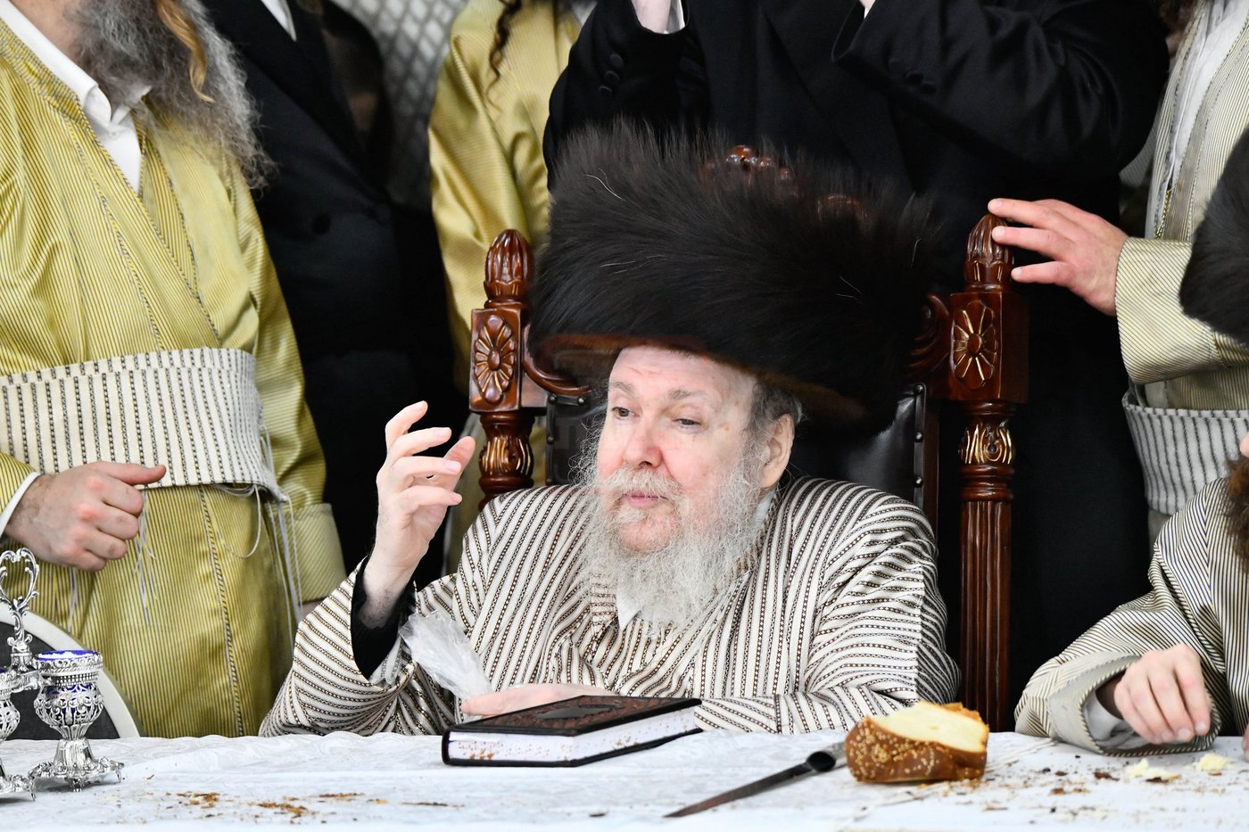 האדמו"ר מלעלוב ארה"ב בשב"ק בבני ברק