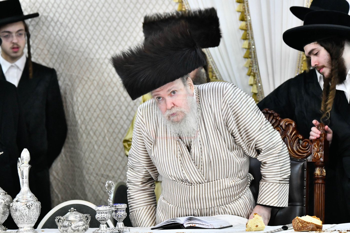 האדמו"ר מלעלוב ארה"ב בשב"ק בבני ברק