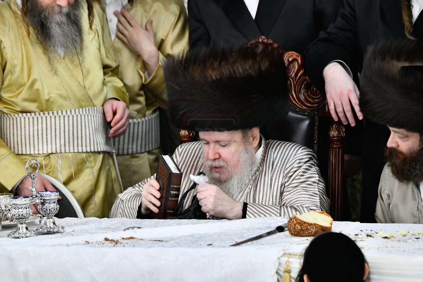 האדמו"ר מלעלוב ארה"ב בשב"ק בבני ברק