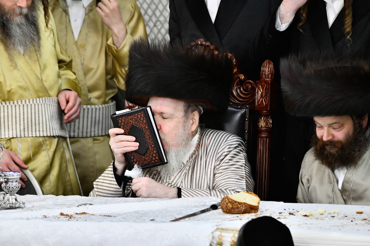 האדמו"ר מלעלוב ארה"ב בשב"ק בבני ברק