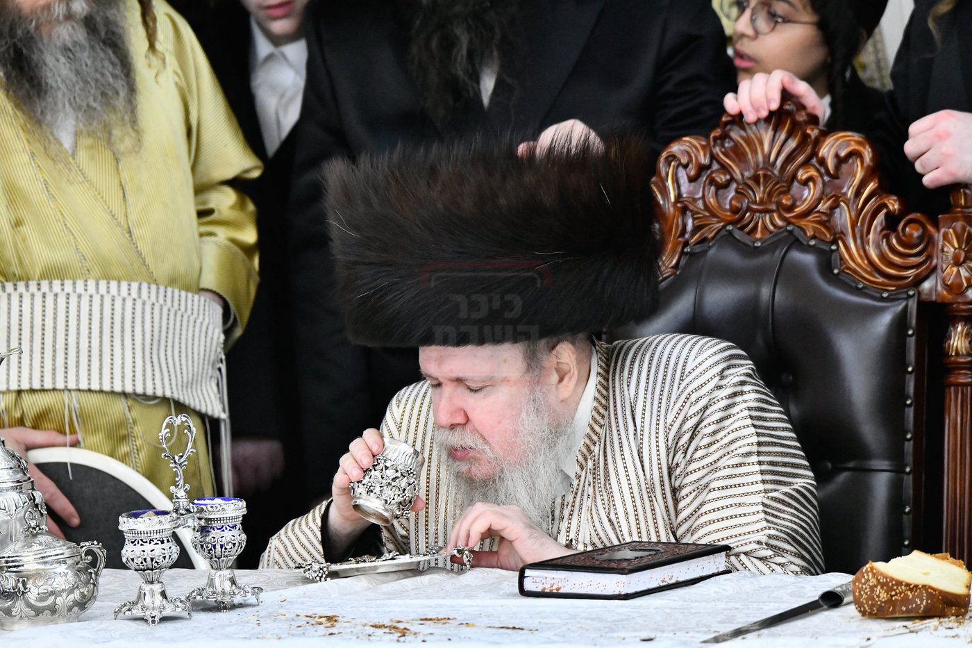 האדמו"ר מלעלוב ארה"ב בשב"ק בבני ברק