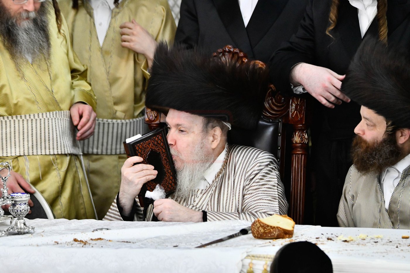 האדמו"ר מלעלוב ארה"ב בשב"ק בבני ברק