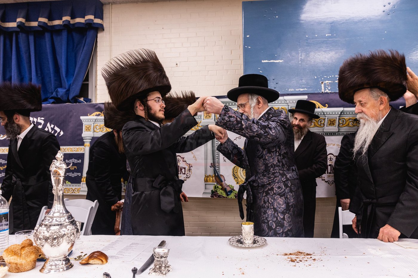 שמחת ש"ב לנכדת האדמו"ר מבאבוב 45 בעיר יוניאן