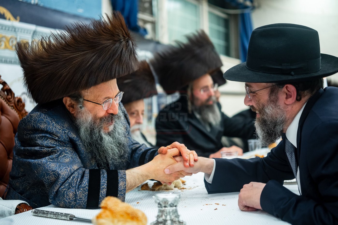 שמחת ש"ב לנכדת האדמו"ר מבאבוב 45 בעיר יוניאן