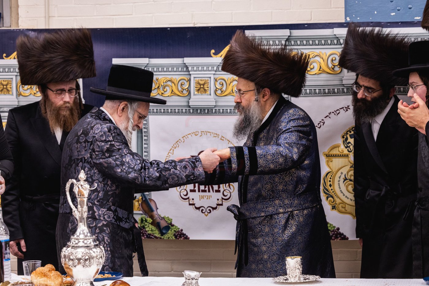 שמחת ש"ב לנכדת האדמו"ר מבאבוב 45 בעיר יוניאן