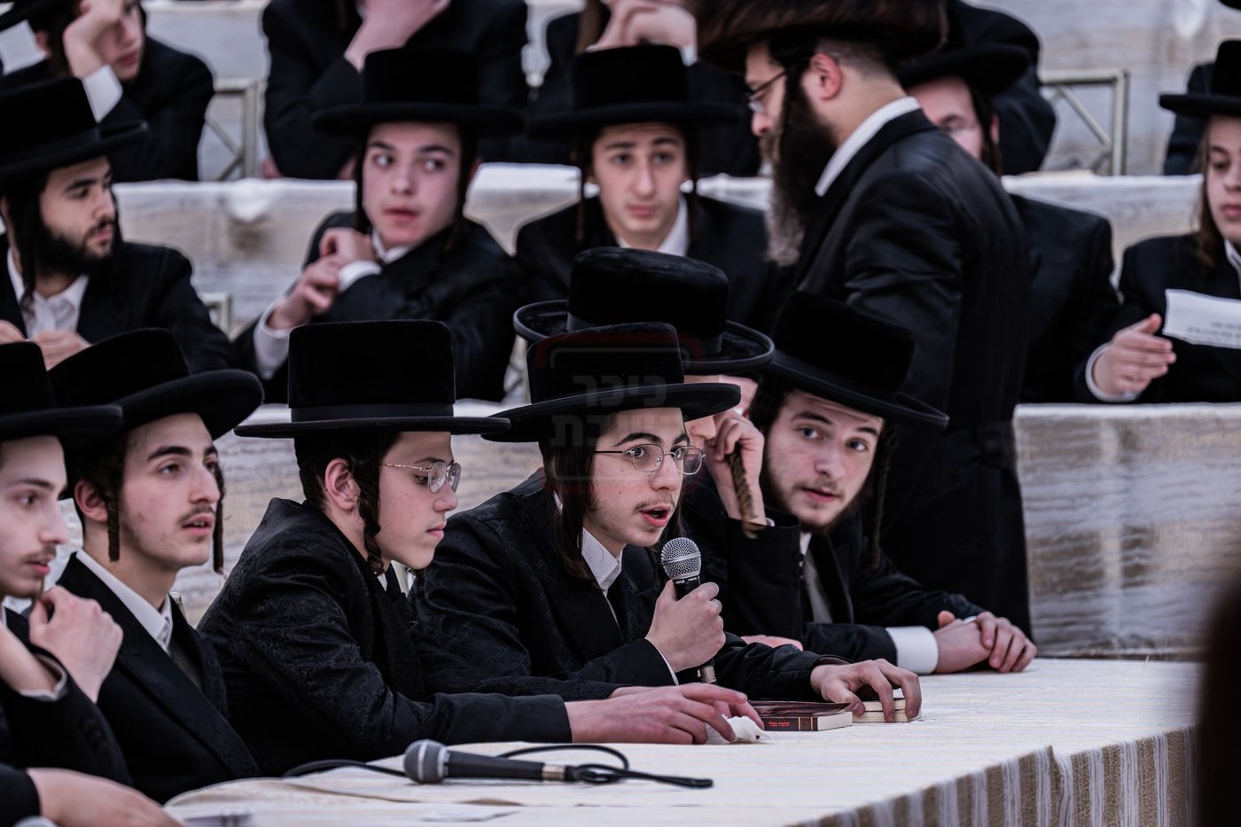 בחינה פומבי ע"י תלמידי ישיבות קטנות ד'סאטמר מרחבי ניו יארק 