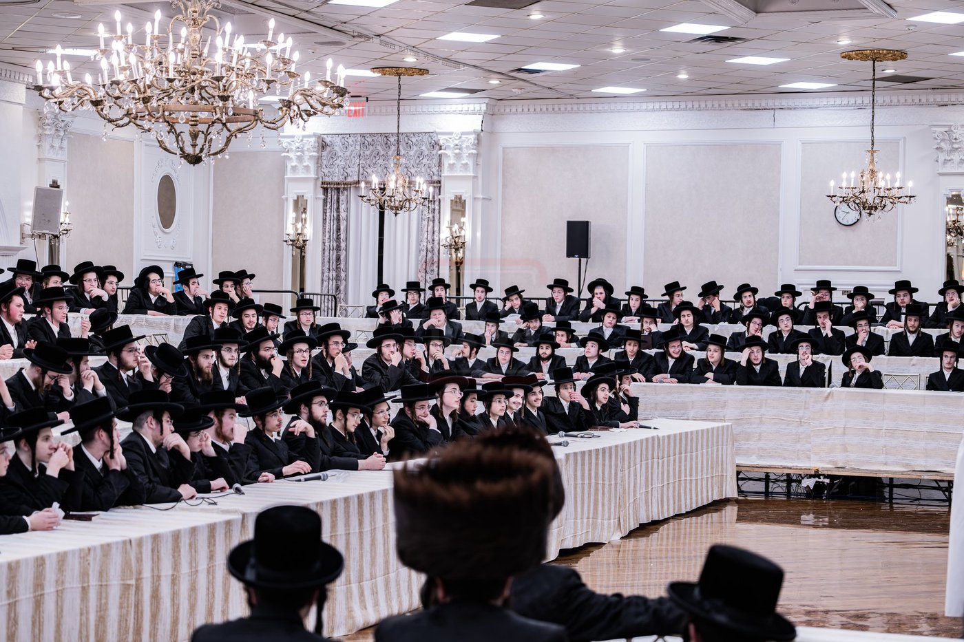 בחינה פומבי ע"י תלמידי ישיבות קטנות ד'סאטמר מרחבי ניו יארק 