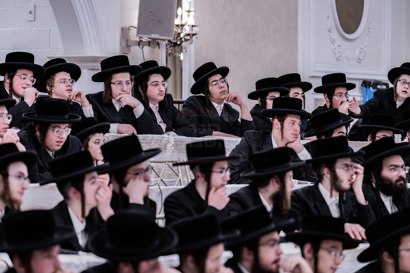 בחינה פומבי ע"י תלמידי ישיבות קטנות ד'סאטמר מרחבי ניו יארק 