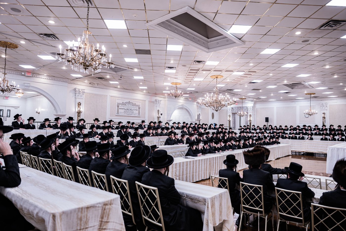 בחינה פומבי ע"י תלמידי ישיבות קטנות ד'סאטמר מרחבי ניו יארק 