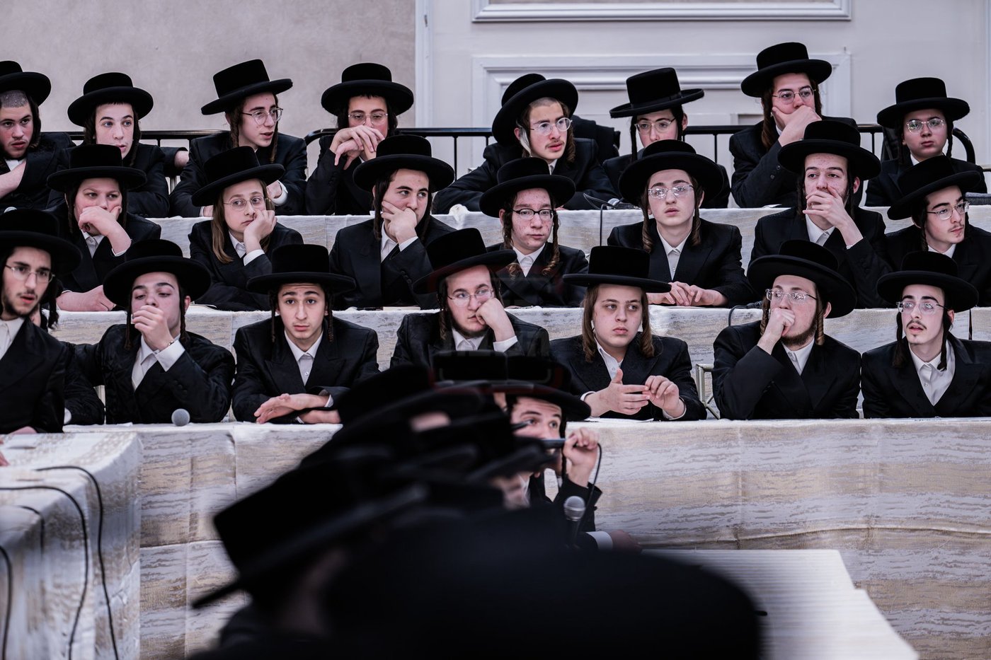 בחינה פומבי ע"י תלמידי ישיבות קטנות ד'סאטמר מרחבי ניו יארק 