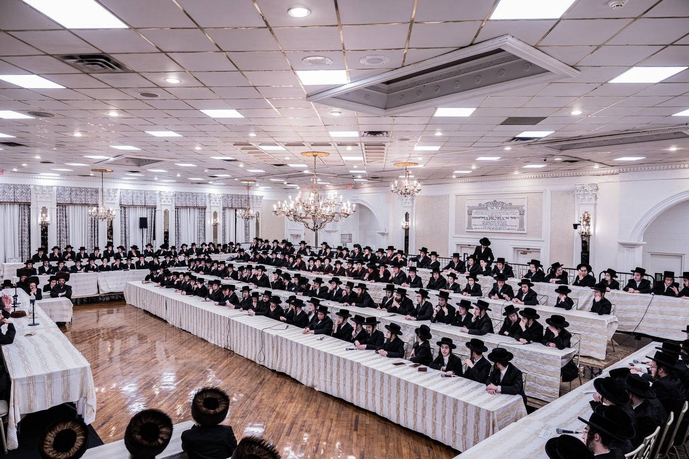 בחינה פומבי ע"י תלמידי ישיבות קטנות ד'סאטמר מרחבי ניו יארק 