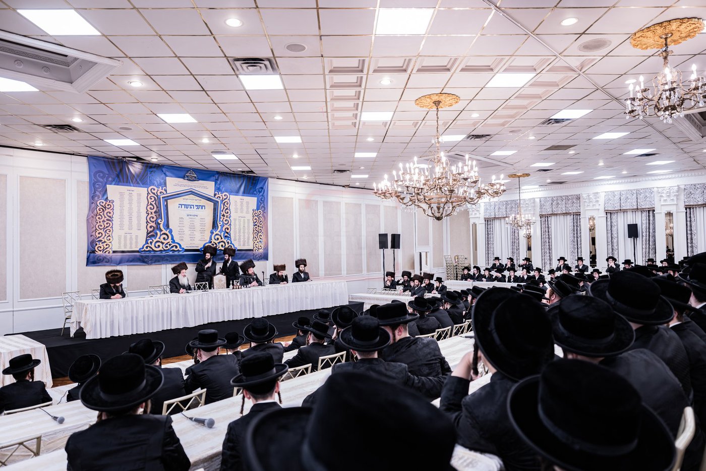 בחינה פומבי ע"י תלמידי ישיבות קטנות ד'סאטמר מרחבי ניו יארק 