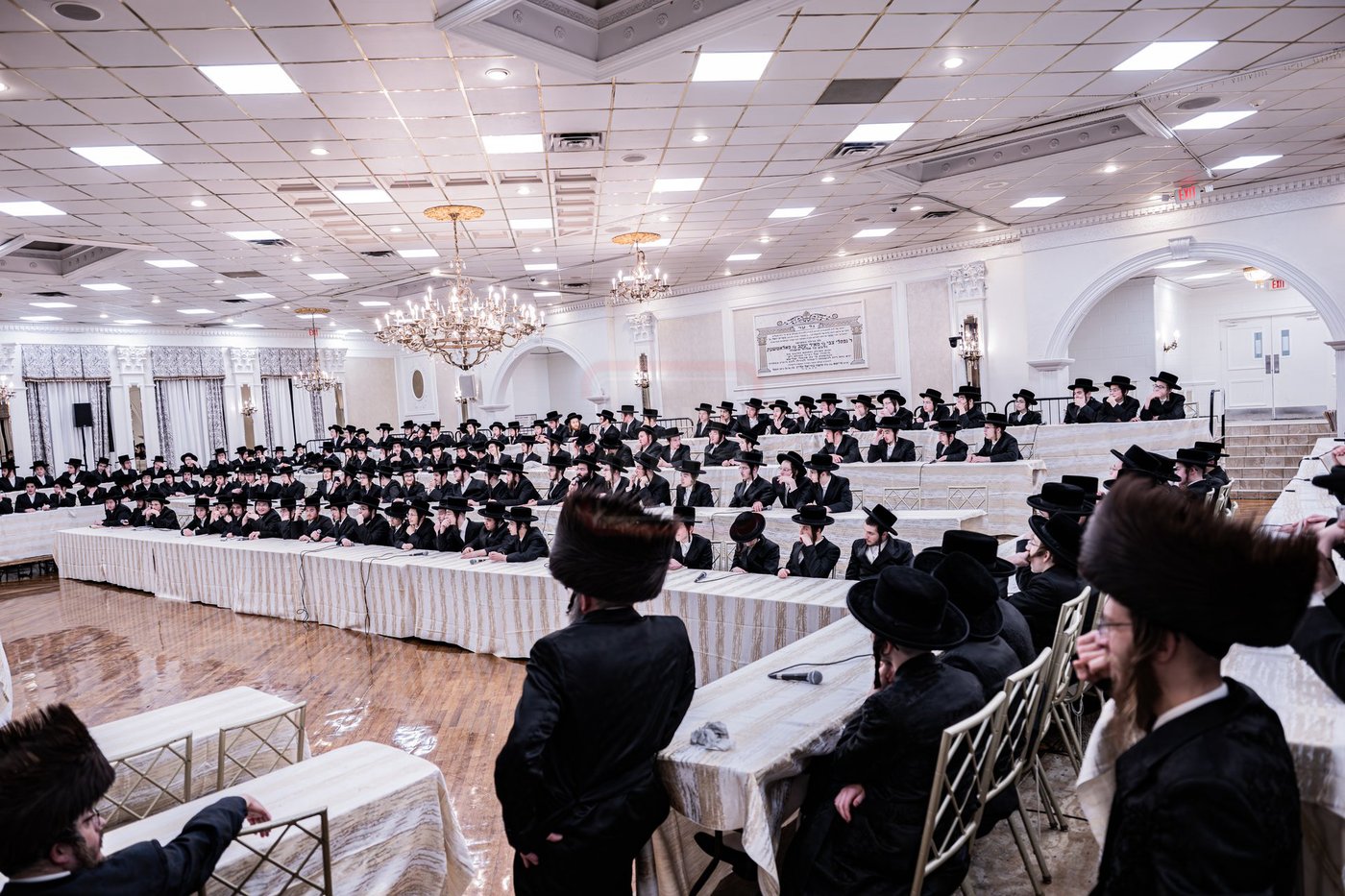 בחינה פומבי ע"י תלמידי ישיבות קטנות ד'סאטמר מרחבי ניו יארק 