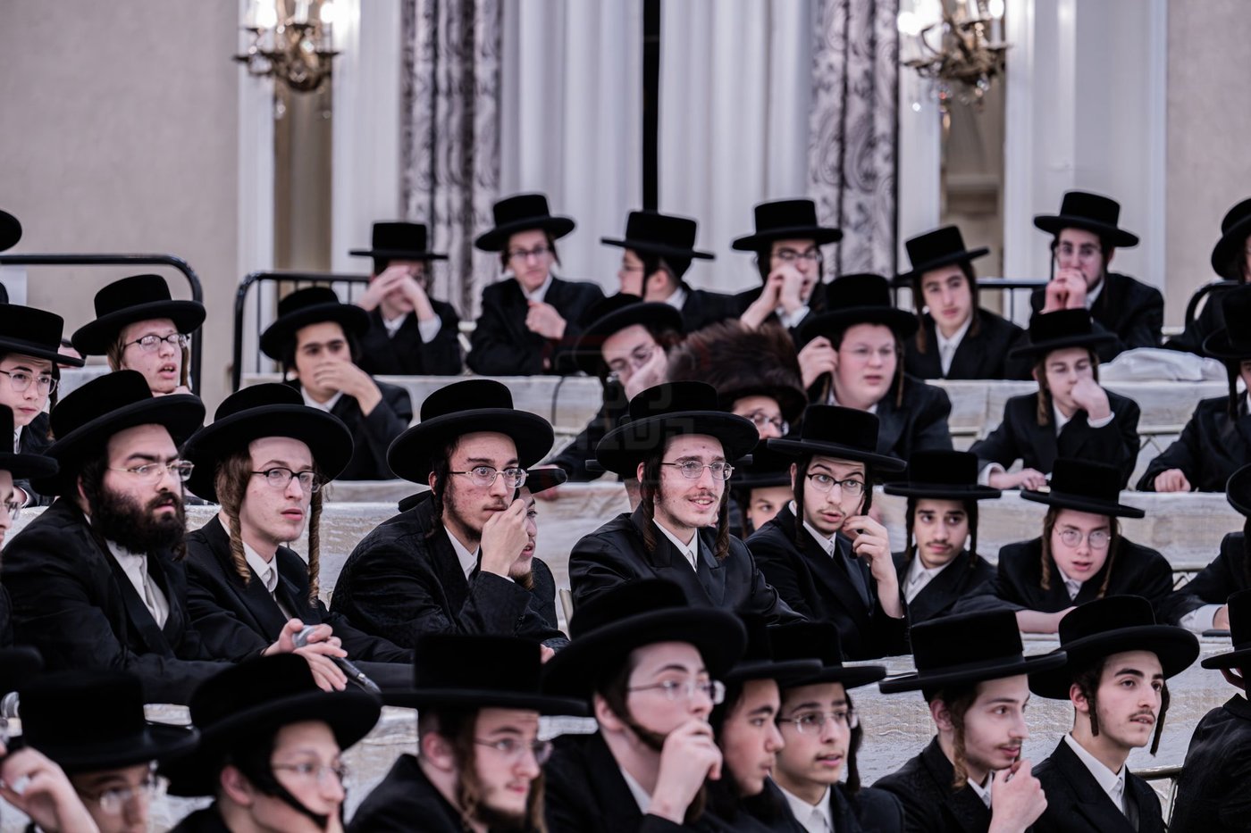 בחינה פומבי ע"י תלמידי ישיבות קטנות ד'סאטמר מרחבי ניו יארק 